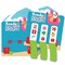 Big Dot of Happiness Tropical Christmas - Beach Santa Holiday Party Game Pickle Cards - Pull Tabs 3-in-a-Row - Set of 12